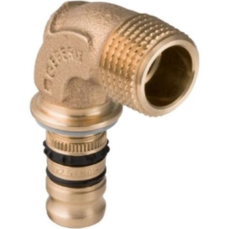 Geberit Mepla Codo de transición 90° con rosca exterior, DN 20, dø 26 mm, 603.253.00.5