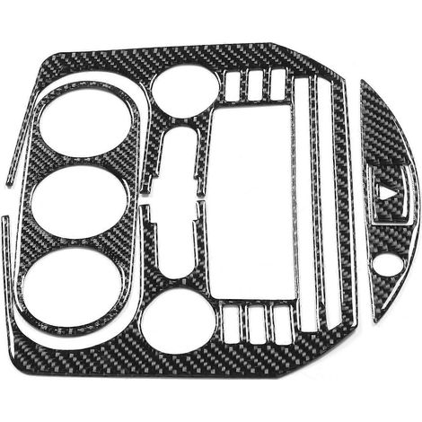 4-teiliges Carbonfaser-Mittelkonsolen-Rahmen-Armaturenbrett-Dekor-Set passend für Mazda MX-5 / Roadster NCA