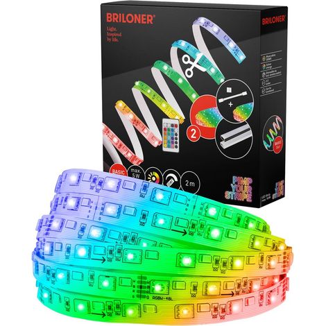 Pimp Your Stripe Starterset LED Strip 2m, RGB+W, Fernbedienung