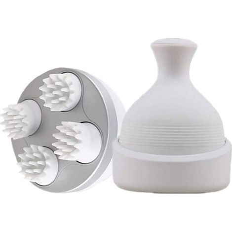 1 masseur pour tête de chat, rechargeable USB, picots en silicone souple, massage doux, convient aux chats et chiens (1/5)