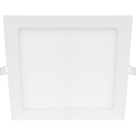 Pannello led slim da incasso quadrato 12w 4000K luce naturale (1/4)