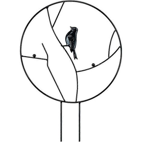 16in treillis de jardin pour pots, support de plantes grimpantes en fil métallique avec revêtement anticorrosion, idéal pour lierre, rosiers, concombres, clématites.