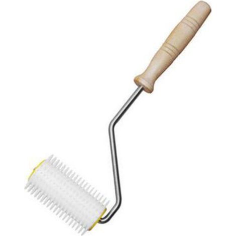 Miel Extractor Nid D'Abeille Spinner Apiculture Approvisionnement En Bois Poignee Demontable En Acier Inoxydable
