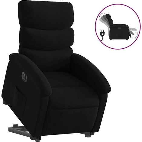 Maison Exclusive - Relaxsessel mit Aufstehhilfe Elektrisch Schwar