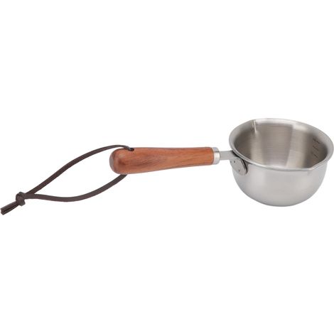 Mini casserole réchauffe-beurre en acier inoxydable, réchauffeur d'huile rapide, fond approfondi, petite casserole à lait, taille S 165x42x45mm/6.5x1.7x1.8in (1/5)