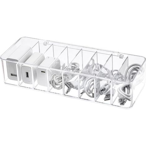 1 Boîte de rangement, fixation murale sans perçage, support télécommande TV climatiseur, organisateur salon (1/5)