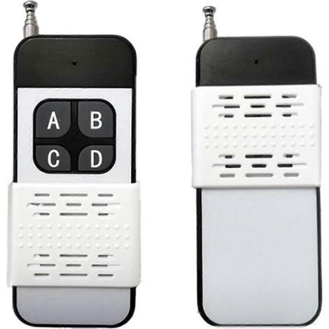 Interrupteur à distance sans fil RF 433 MHz pour porte de garage à 4 touches EV1527-- (1/5)
