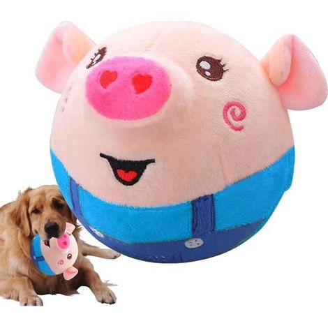 Pallina rimbalzante per animali domestici, ricaricabile, lavabile, giocattolo elettronico per cani, giocattolo interattivo elettrico (1/4)