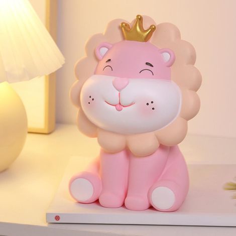 Tirelire en vinyle pour enfants, jolie tirelire en forme de cochon, décoration intérieure, cadeau pratique pour un anniversaire ou Noël. (1/5)