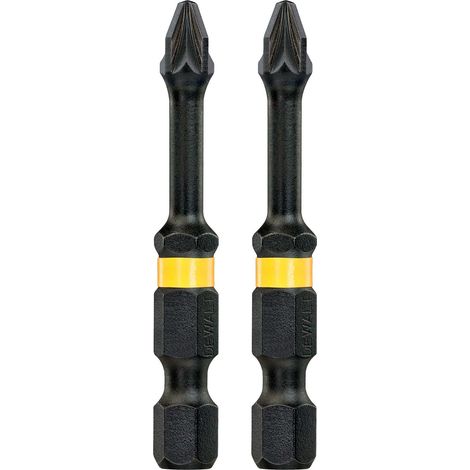 DeWalt puntas PZ2, Extreme Impact Torsion dt70531t, 2 unidades, 50 mm)