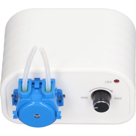 Pompe péristaltique doseuse 12V DC avec moteur à balais, débit pour liquide, alimentation 100-240V avec prise UE, pompe de circulation pour remplissage. (1/5)
