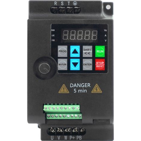 Onduleur vectoriel triphasé 380 V, convertisseur de fréquence (VFD) pour la régulation de vitesse progressive des moteurs (1/5)