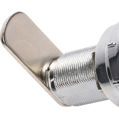 Cerradura de combinación de 3 dígitos para armarios, aleación de zinc color plata, combinación de seguridad fácil de usar, n.° 3 (madera/metal de 0,6 a 23 mm). (1/5)