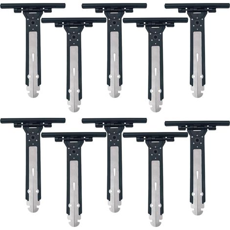 10 - Ressort De Suspension - Loquet À Ressort - Acier Inoxydable - Fixation Sûre Pour Volets Roulants - Blanc - 15x19cm Et 10x15cm