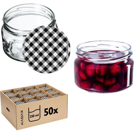 KADAX Glas Klara 250ml fi82 TO-250/1 Packung mit 50 Stück (1/5)