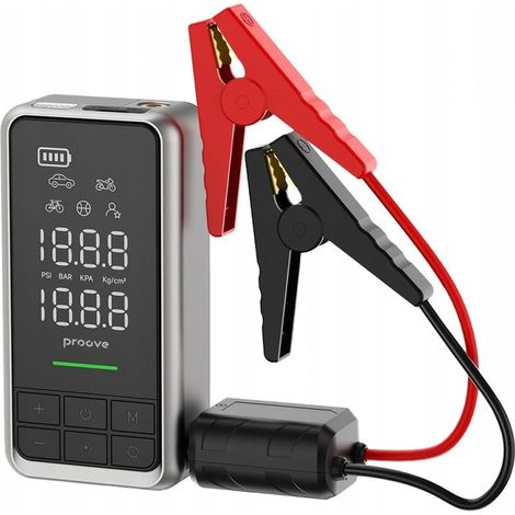 Avviatore di emergenza con power bank e pompa Proove Air Jump 1000A (1/5)