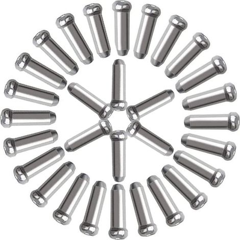 Convient pour les embouts de câbles de vélo - embouts de câbles de frein (200 pièces) (1/5)