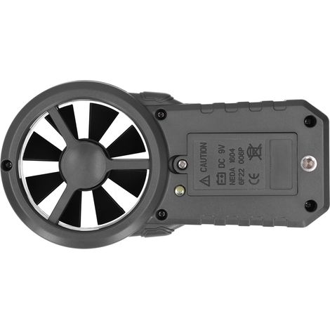 WT87B Tragbares digitales Anemometer, Windgeschwindigkeitsanzeige, hintergrundbeleuchtetes LCD-Display, 9 V (1/5)