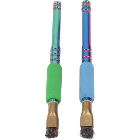 Brosse de nettoyage pour circuits intégrés, cartes mères de téléphones et de montres, brosse à poils en fil d'acier, antistatique (1/5)