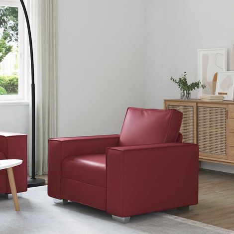 Sofa Wine Red 99 x 78 x 84 cm Fabric vidaXL