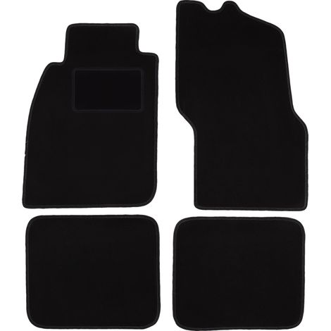 Tappetini per auto in velluto nero per: Mitsubishi Carisma berlina, liftback, hatchback (1995-2004) (1/5)
