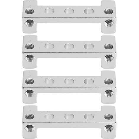 4 Stück Servo-Montagehalterung aus Aluminium, 90-Grad-Doppelendverbindung, Stützhalter für Robotermechaniker