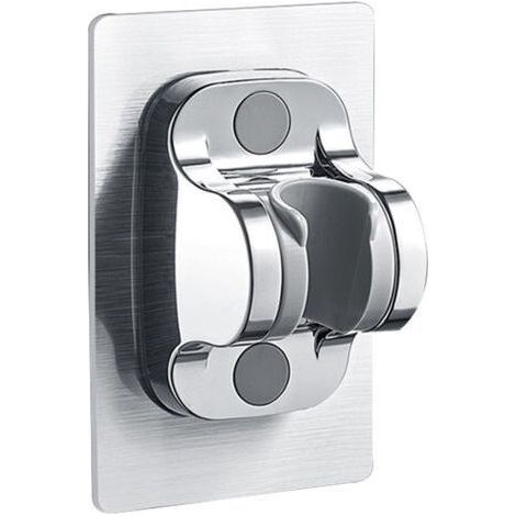 Wall Mounted Shower Holder No Drilling Adjustable Handheld Shower Head Holder for Bathroom Hotel(Fully Plated) (1/5)