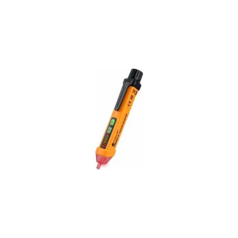 Tester Elettrico, Rilevatore di Tensione Senza Contatto 12-1000V, Test di Tensione/Neutro, Buzzer Acustico e Visibile, Torcia, AC 50-500Hz, Penna Tester di Tensione NCV - Crezuo (1/4)