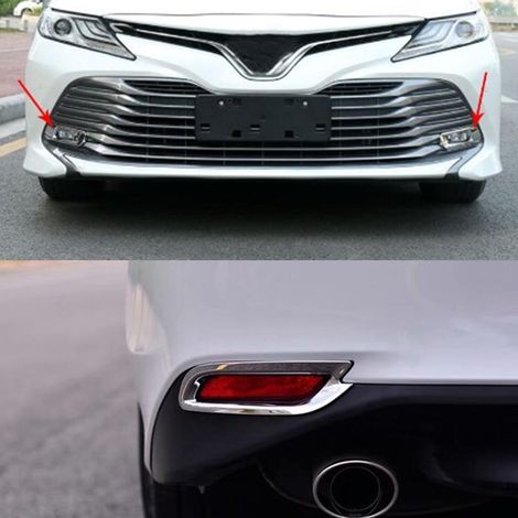 Toyota Camry Hybrid 18-20 Nebelscheinwerfer-Zierleisten-Set vorne und hinten (Hinweis zum Kaufbeispiel: Nebelscheinwerfer vorne - Standardversion + Hybrid-Nebelscheinwerfer hinten) (1/5)