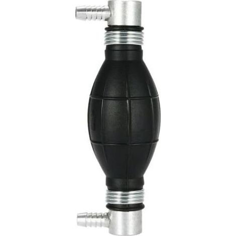 Pair Pompe à carburant manuelle en caoutchouc – Poire d'amorçage pour voitures, motos et bateaux 10 mm (noire) (1/4)