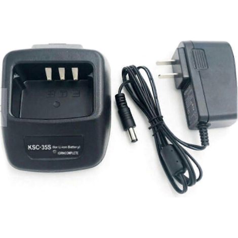 Socle de charge KSC-35S pour radios Kenwood (TH-K20, TK-D240, TK-2312, TK-2400) – Prise US (1/5)
