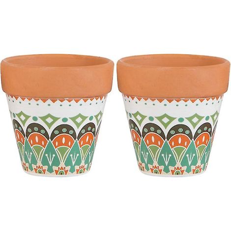 Lot de 2 pots de fleurs pour la maison (1/3)