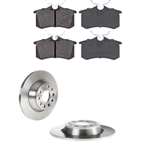 KIT FRENI POSTERIORI compatibile con VW GOLF V (1K1) - DISCHI + PASTIGLIE OEM: P 85 020 / 17628 , 17547 , 17520 /SOSTITUZIONE DIRETTA/BASSA POLVERE/SILENZIOSO (1/5)