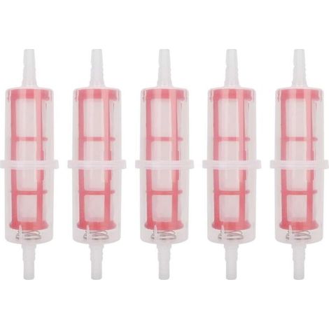 5 Pièces Filtres à Essence, Filtre à Carburant Universel 8-10mm Rapide de Filtre à Essence, Filtre à Essence de Remplacement Pour Chariot élévateur Tondeuse à Gazon Voiture Moto (1/4)