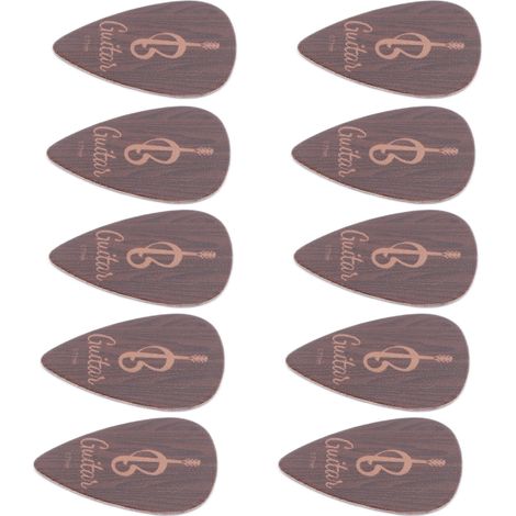 10 Plectres Guitare en Celluloïd 0.71mm avec Décors Partitions pour Guitare Acoustique et Électrique (1/5)
