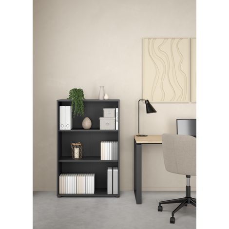 LIBRERIA MOD. SIGN CM 79.6X34.3 H. 123.6 GRIGIO OPACO (1/5)