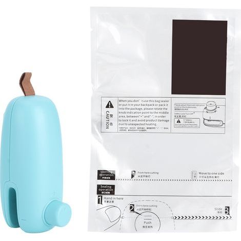 Sac de collation portable mini machine de scellage alimentaire vert accessoire de cuisine (1/5)