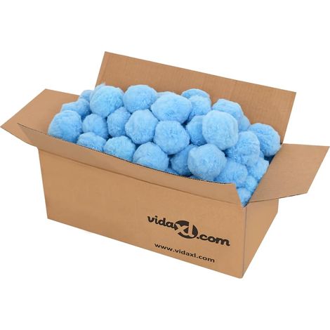 Anti Bacteria Pool Filter Ball Blue 700 g Polyethylene vidaXL