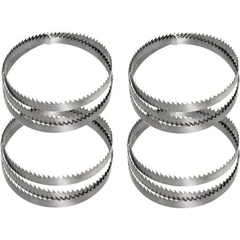 Satz mit 4 SK5-Bandsägeblättern 1425 mm x 6,35 mm x 0,35 mm x 6 Zähne pro Zoll