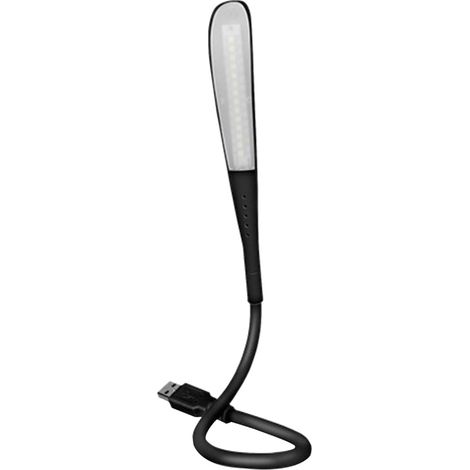 Lampe De Veilleuse Usb - Flexible À 3 Niveaux De Luminosité - Bras Articulé Réglable - Pour Bureau Chambre Voiture - 1 Pièce (1/5)