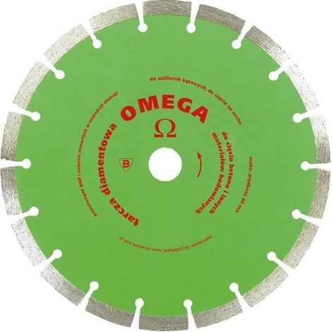 Disco diamantato segmentato Omega da 115 mm - TD-115 Omega