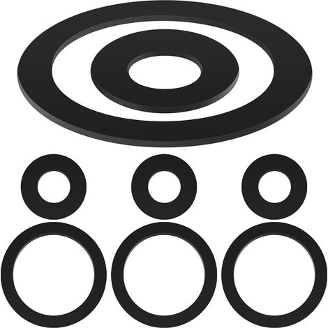 4 Sets of Type 75 Hand Pump Gaskets Replacement Parts O-Ring for Gardens and Wells (9 cm and 4.8 cm) (1/5)