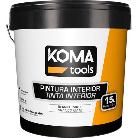 S. di Vernice Plastica Opaca Interno Bianco 15l Edm.