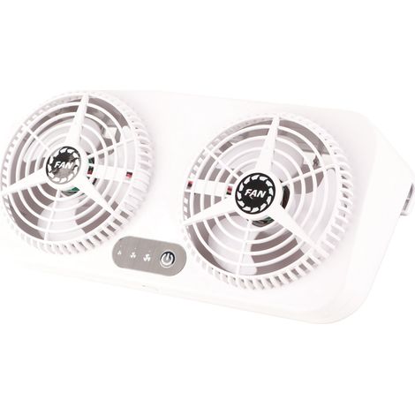Ventilateur voiture professionnel 3 vitesses silencieux, circulation d'air frais USB, extracteur auto maison, compact et puissant. (1/5)