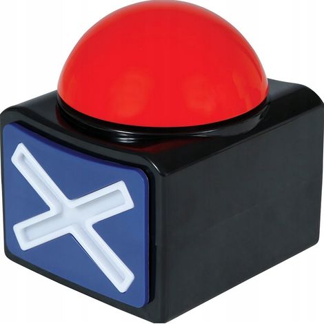 Pulsante di gioco rosso Buzzer X Sono acceso No con luce e suono (1/5)