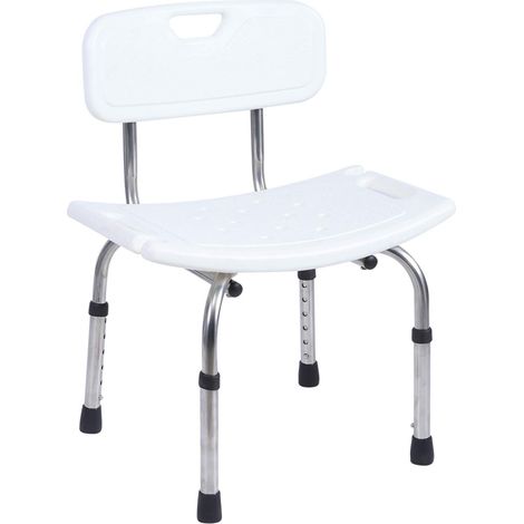 Chaise baignoire / lève-baignoire – avec dossier – banc douche portable – tabouret bain – personnes âgées (1/5)