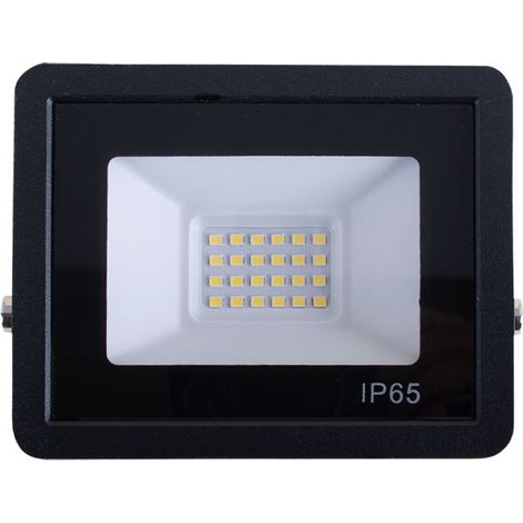 Proyector tumut ip65 20w led 1500lm 6400k c.12,7xl.2,9xa.9,4cm negro (1/3)