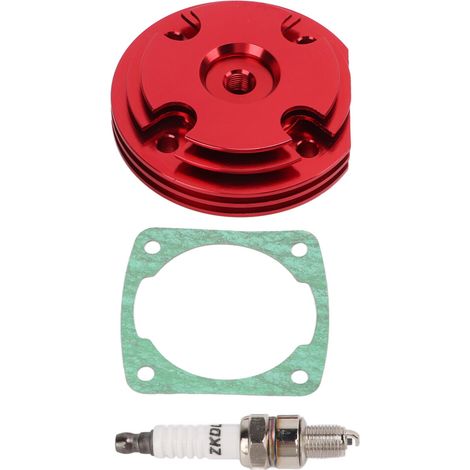 Kit di guarnizioni per candele in alluminio CNC per motociclette a due tempi da 66cc a 80cc