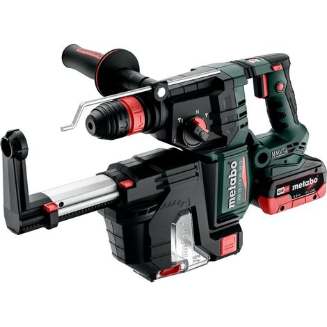 18V Bohrhammer KH 18 LTX 28 BL Quick + ISA 18 LTX 28 - 2x5,5Ah - 3J - metaBOX Koffer METABO (1/5)
