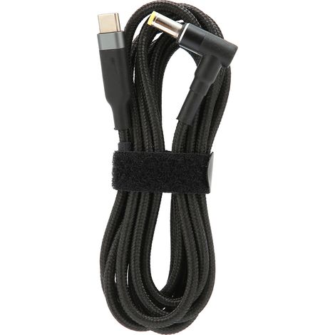 Câble de charge pour ordinateur portable JORINDO avec puce PD, connecteur USB-C mâle vers prise CC mâle 5,5 x 1,7 mm, compatible avec le câble de charge Acer PD 100 W JD0609-1 (1/5)